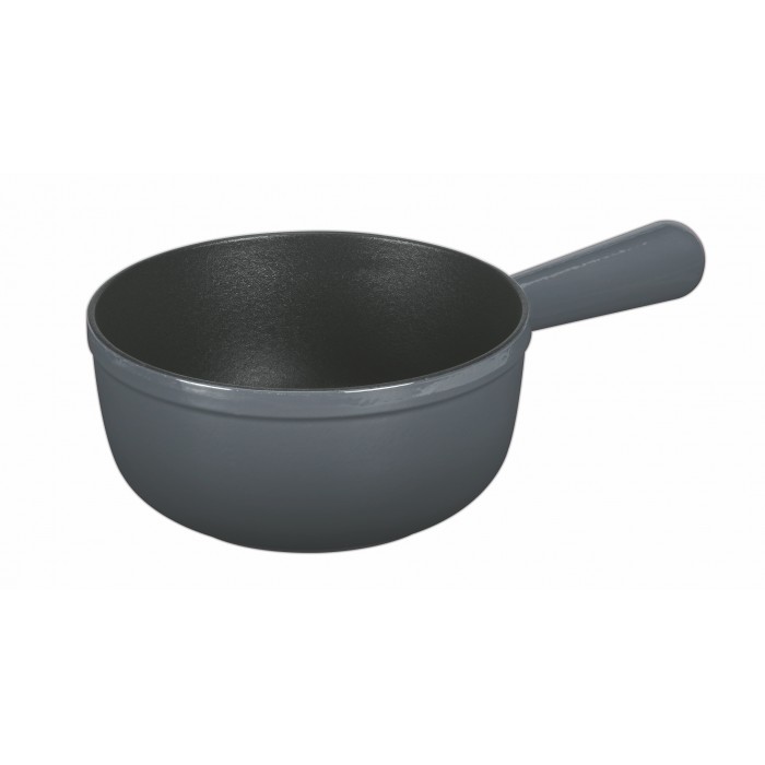 Caquelon Fondue Chef Anthracite